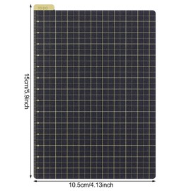 Thenshop 5 Pack A6 Pencil Board 105 x 150 mm Reusable Notebook Accessory Compatible with Hobonichi Techo, Midori Md, Rhodia and More, Flexibility Layout Grids Board with Ruler Scale