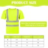 AUYAO Hi Vis T Shirts for Men, Mans High Visibility