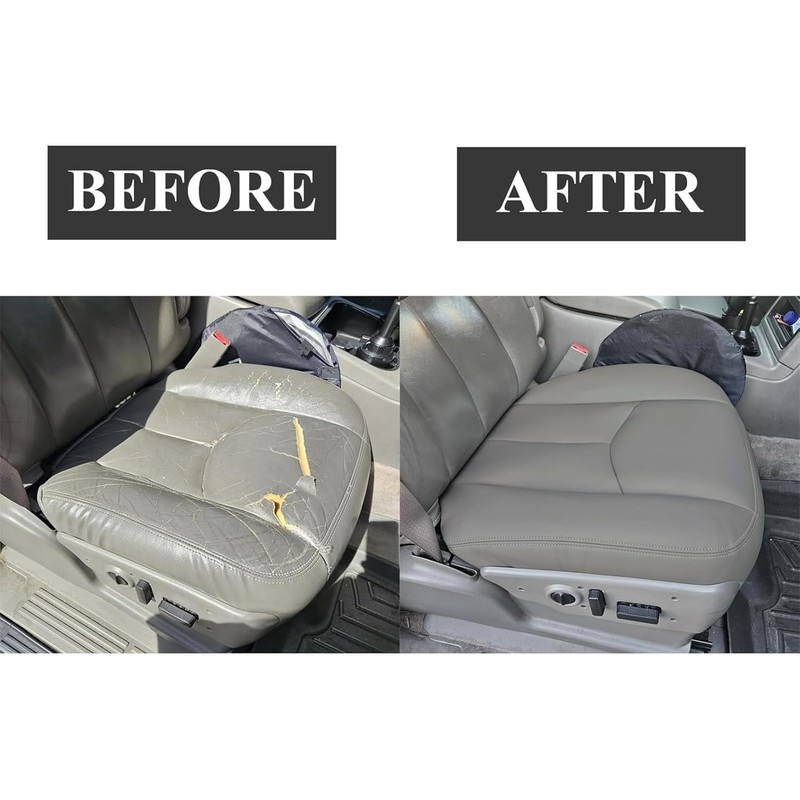 NLQR Front Driver Bottom Replacement Seat Cover Pewter Gray 922