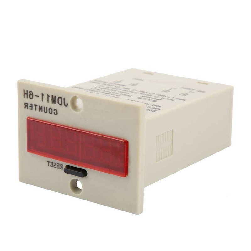 DIGITEN 0-999999 Digital LED Counter Electronic Counter JDM11-6H AC220V /