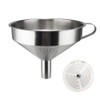 Funnel Funnel, Stainless Steel Funnel, Wide Mouth Funnel, Funnel, Filter,