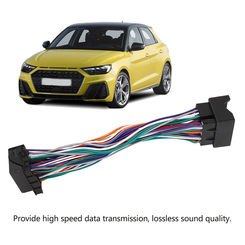 23cm 52Pin MQB Extension Adapter Cable with Quadlock Connector Radio
