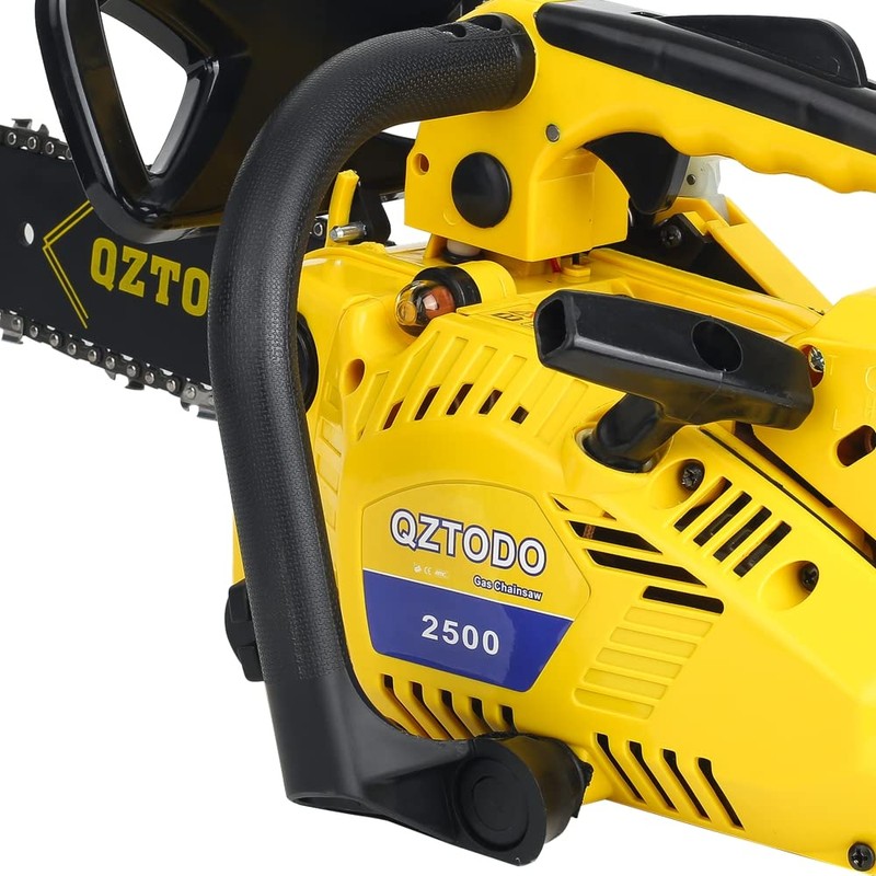 QZTODO Top-Handle-Chainsaw-Gas-Powered - 12 Inch Chain Saws, Portable Little Saw