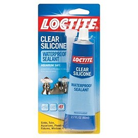 Loctite 908570 8 Pack 2.7-Ounce Tube Clear Silicone Waterproof Sealant