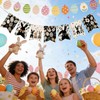 8.2ft Burlap Banner Happy Easter Bunny Banner Easter Egg Easter