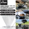 SANYO Sangyo CAFEC Tritan Flower Dripper CUP4, For 2-4 Cups,