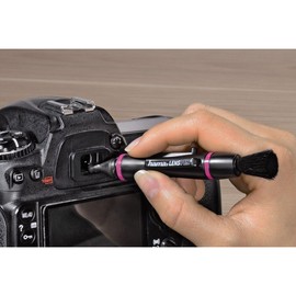 Hama Lenspen MicroPro II Lens Lens Cleaning Pen for Eyepieces and Smartphone Cameras - Purple/Black - 9cm