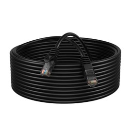 Cables Direct Online Cat5e 15FT Network Ethernet Patch Cable, 350Mhz Internet Wire, Backwards Compatible with Cat5, for PC, Modem, Router, Consoles for Home and Office, Black