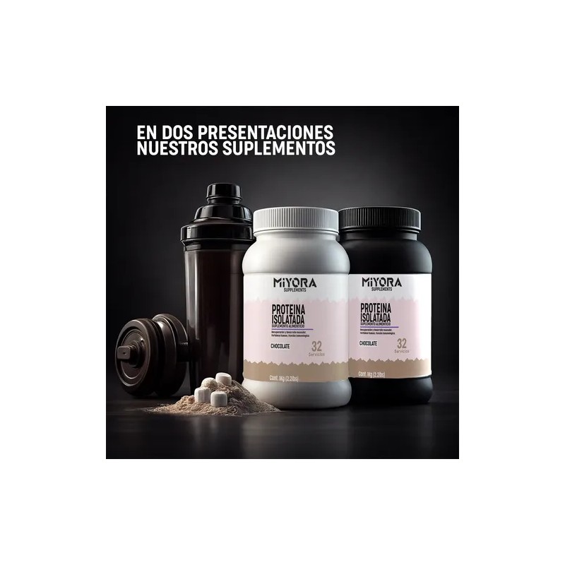 Proteína Whey Hidrolizada Isolatada Miyora 1kg 32servicios