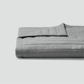 JAJU [JAJU] Cotton Washing Pigment Reversible Pad_SS_Gray