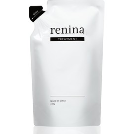 renina Shampoo and Treatment Set 【Abundant beauty ingredients for night care × Moisture care for damaged hair from roots to ends × Each 400 ml × Amino acid shampoo】 (Refill for treatment)