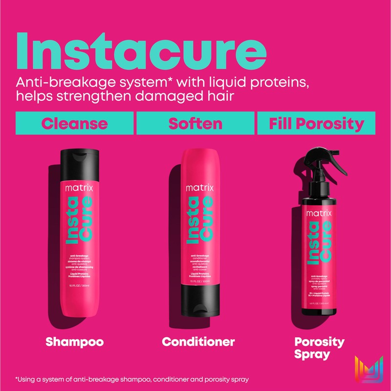 Matrix Hair Shampoo for Damaged Hair, Strengthens, Anti-Breakage, Total Results