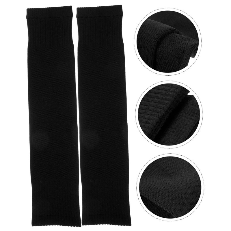 CORHAD Comfortable Shin Guard Socks Football Leg Guard Sleeves Soccer