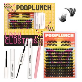 Lashes map for Clusters Kit Fluffy Dramatic Eyelashes Extension Kit DIY, 8-18mm  Individual Lashes Kit with Lash Bond and Seal Makeup:_Ephemeral Kit