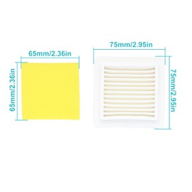 Atunee 4 Pack A226002030 Air Filter Replace for Echo Shindaiwa A226002030 with A226002040 Pre Filter Fits SRM-2620 Pro Extreme AH262 BRD-2620 C302 PAS-2620 SRM-3020 T302X Lawn Mower