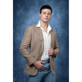 UrcTepics 6x8ft Dark Blue Senior Portrait Backdrop Professional Abstract Textured Photography Backdrop for Studio and Headshot