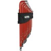 Titan 12713 Extra-Long Arm Ball Tip SAE Hex Key Set,