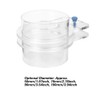 Transparent Acrylic Durable Adjustable Aquarium Fish Feeder Fish Tank Tiepiece