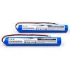 (2-Pack) 7.4V 2000mAh Li-ion Battery with JST Connector, Rechargeable Battery