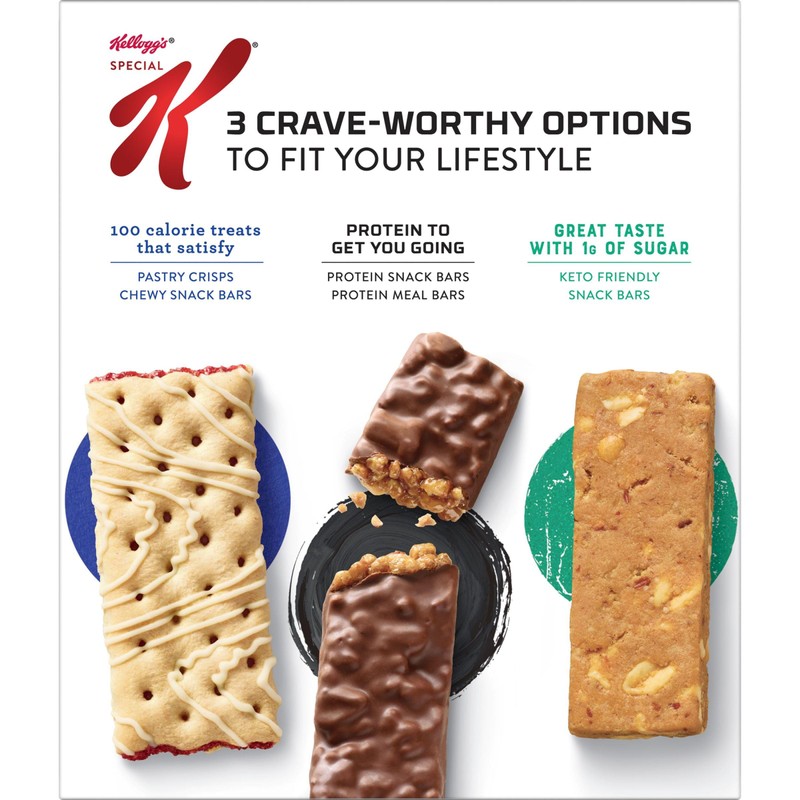 Kellogg's Special K Protein Meal Bars, 12g Protein, Meal Replacement,