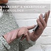 isotoner womens Spandex Touchscreen Cold Weather Gloves With Warm Fleece