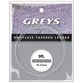 Greys Knotless Tapered Leaders 9ft/4lb