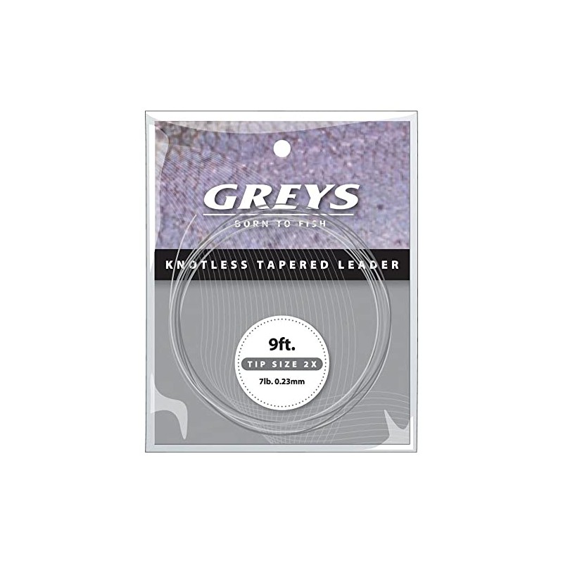 Greys Knotless Tapered Leaders 9ft/4lb