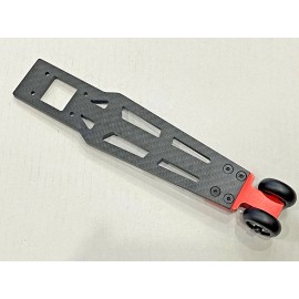 G-Maxx Carbon Fiber Drag Race Wheelie Bar for Arrma 1/8 Typhon 6s BLX Red