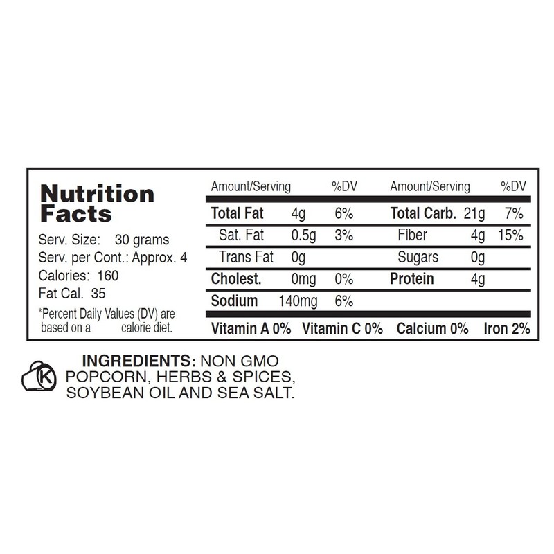 Little Lads Herbal Popcorn, NON-GMO - Maine Made - 5