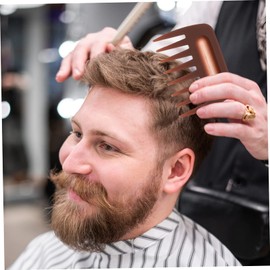 Baluue 2pcs Wide Tooth Hair Pick Comb Hair Styling Detangling and Daily Grooming