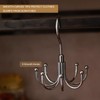 Rotatable Belt Hanger-Belt Hanger for Closet with 8 Claws, Space
