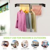 JolyBay Wall Mounted Laundry Drying Rack, Retractable Clothes Drying Rack