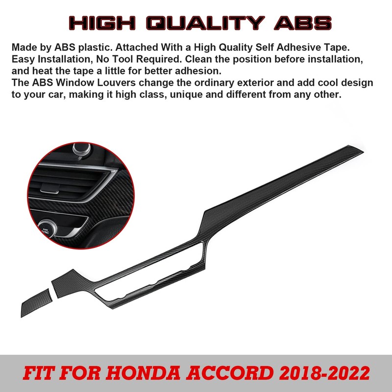 Xotic Tech Interior Dashboard Center Console AC Switch Button Panel