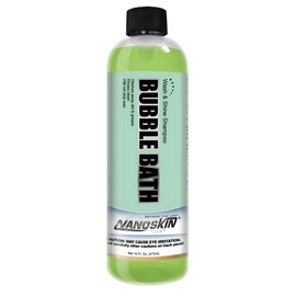 Nanoskin BUBBLE BATH Foaming Car Wash Shampoo 16 Oz. - Works with Foam Cannon, Foam Gun, Bucket Washes, Car Soap for Pressure Washer | For Car, Truck, Motorcycle, RV & More | Green Apple Scented