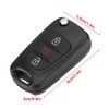 KIMISS Carcasa de Llave remota de Coche, para KIA Soul