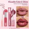 KIMUSE Juego de 3 labios combinados, kit de labios coreanos