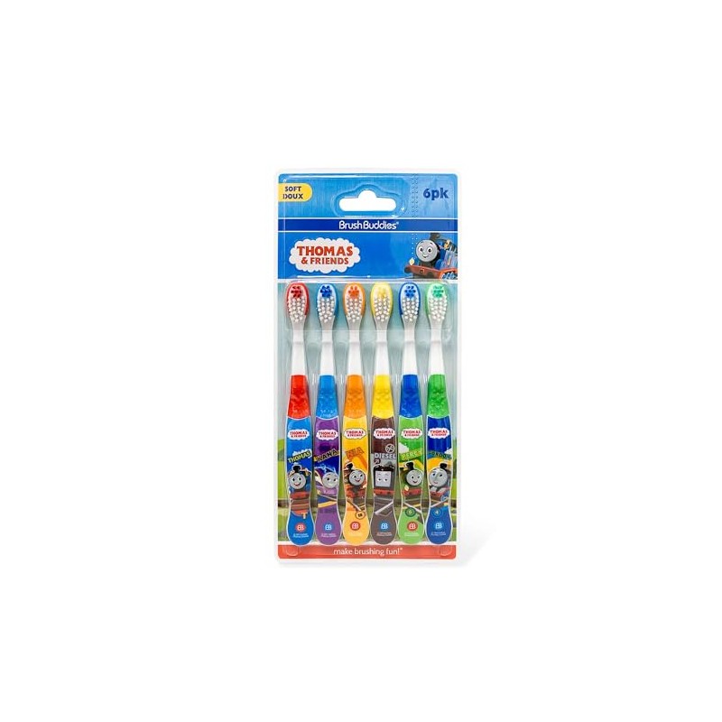 Brush Buddies Thomas & Friends Toothbrush for Kids, Kids Toothbrushes,