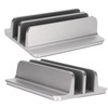 Laptop Holder Vertical 2 Slots Aluminum Alloy Adjustable Laptop Stand