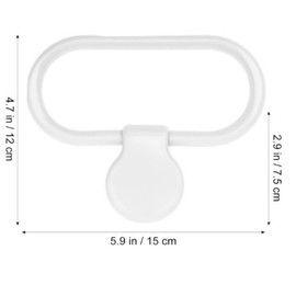 White Towel Ring Towel Rack Hand Holder for Bathroom Self Adhesive Non Punching Adhesive Towel Ring Kitchen Cloth Hanger Bath Towel Bars, Bath Towel Rings