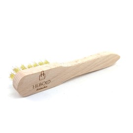 Hebold Shoemaking Brass Brush for Sensitive Suede Leather, Nubuck Leather Shoes, Suede and Suede