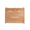 CONSDAN Bread Box, Solid Wood Oak Bread Box for Kitchen