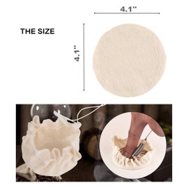 Coffee Syphon Cloth Replacement Filter for Siphon Pot Coffee Maker Accessories Pack of 10 pcs
