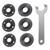 Totowood 7PCS Grinder Flange Angle Wrench Spanner Metal Lock Nut，1PCS