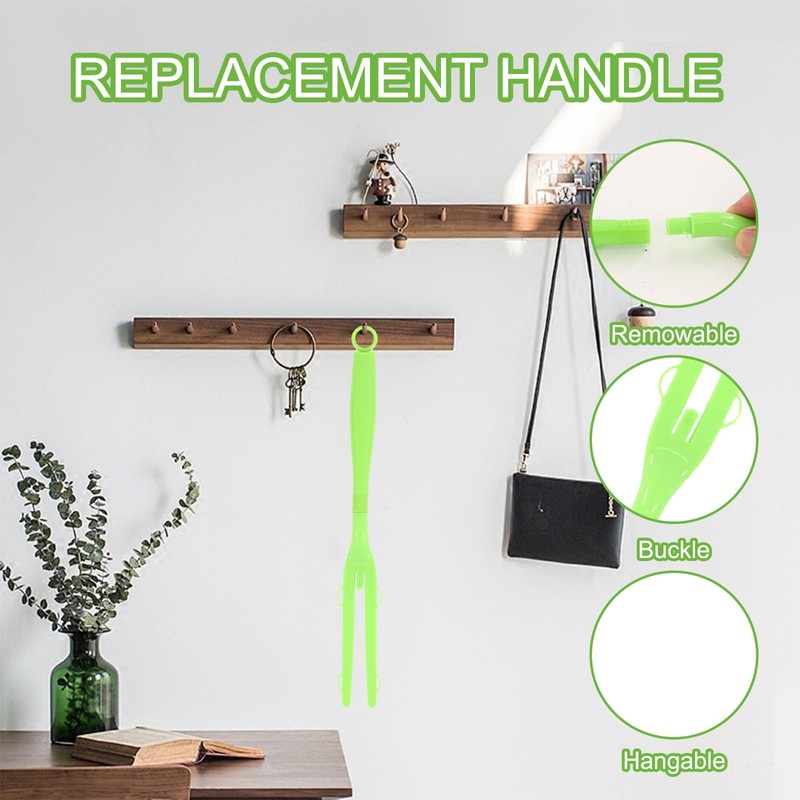 Giococo 3 PCS Duster Handle-Compatible with Swiffer Duster Handle, Removable