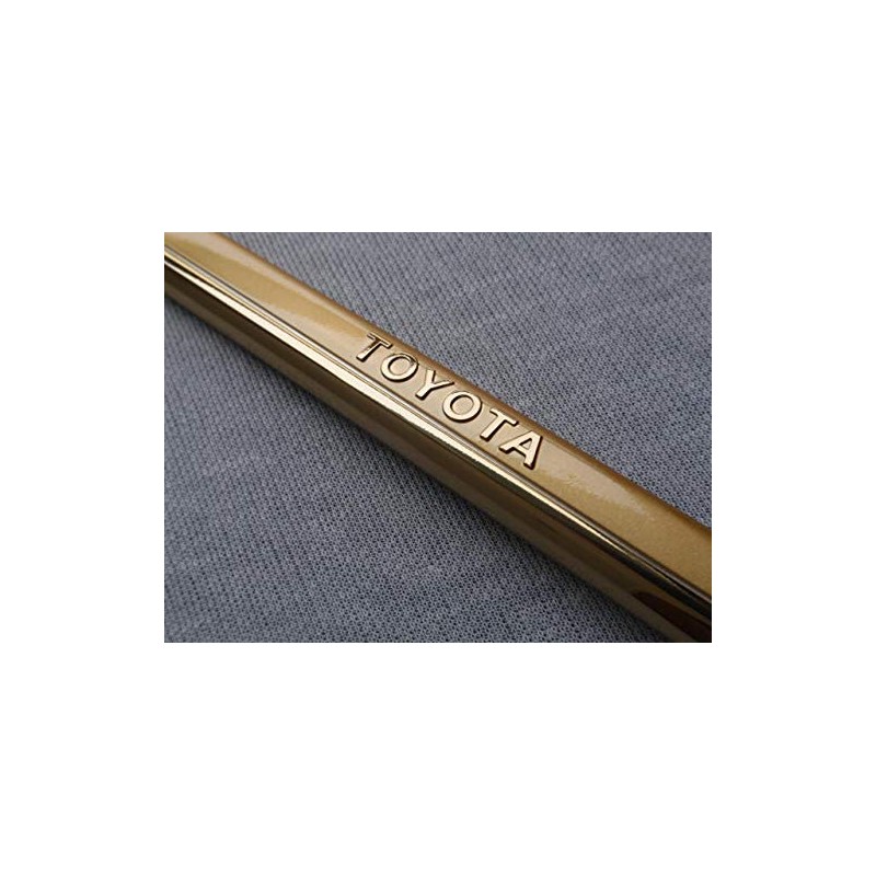 GENUINE Toyota License Plate Frame Gold Plated/Combination Specifications Rear Land