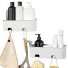 S.B.Weston Shower Caddy - Rust Proof, No-Drilling, No Suction Cups
