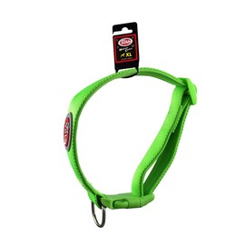 Adjustable nylon collar with neoprene lining NEOPRENE COMFORT size XL - 2,5cm (33cm-52cm), light green, CO-NEO-LIGHTGREEN-XL