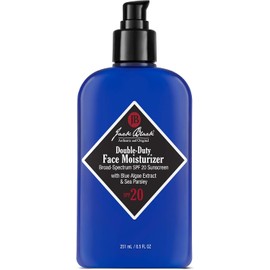 Jack Black Crema hidratante facial de doble resistencia SPF 20, 251,137ml