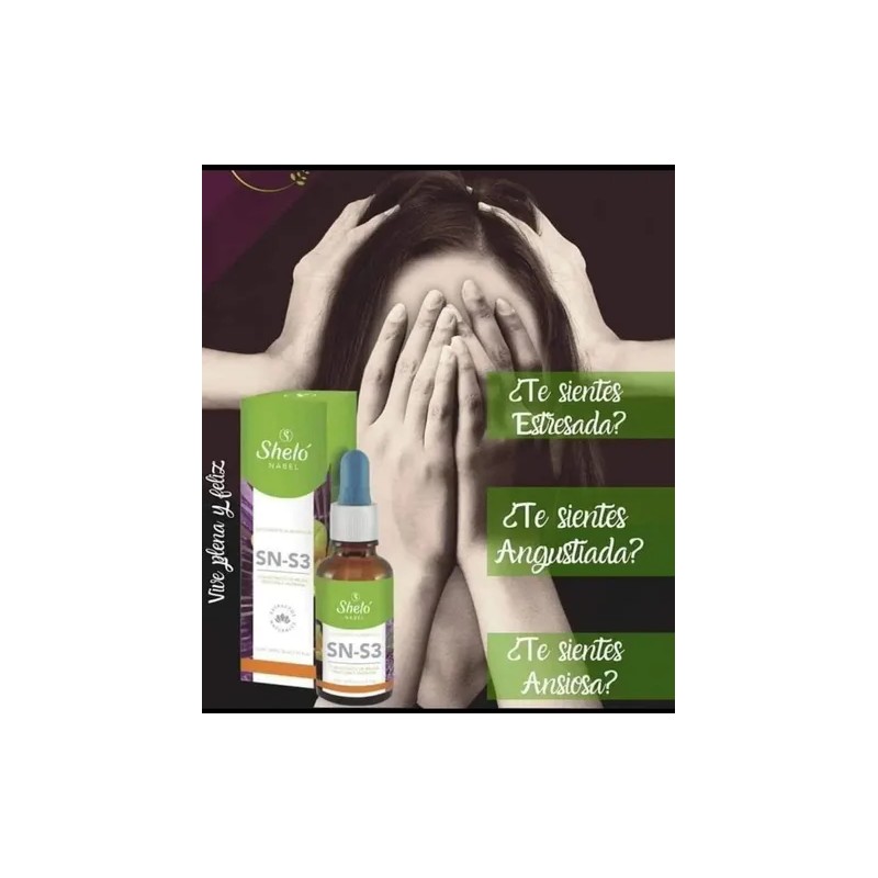3 Pack Sns3 Relajante Ansiedad Sin Estrés Depresión Regalo