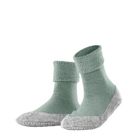 FALKE Women's Cosyshoe W Hp Wool Grips On Sole 1 Pair Grip socks, Green Peppermint 7477, 7/8 UK